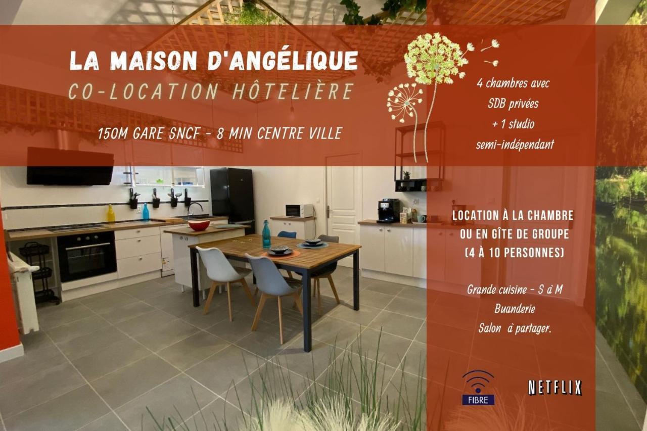 La Maison D'angelique: Gare-adjacent Colocation With Fiber & Netflix